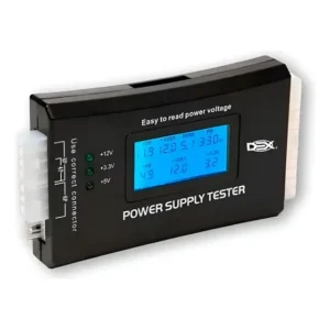 Testador De Fonte De Alimentação Sata Ide Atx Pc 20/24 Pinos Preto