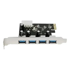 Placa Pci-e Com 4 Portas Externas Usb 3.0 5gbps Pc Desktop