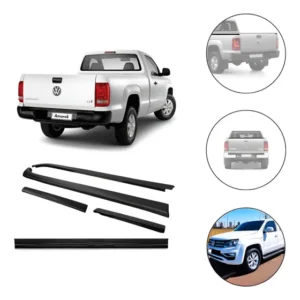 Kit Protetor Lateral Tampa Amarok Cabine Simples 2012 A 2024