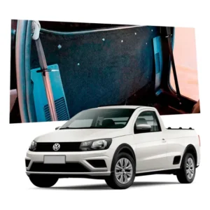 Forro Painel Traseiro Cabine Saveiro G7 2018 A 2023 Presilha