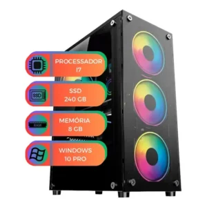 Pc Gamer Barato Up Starter I7 8gb Ssd 240gb