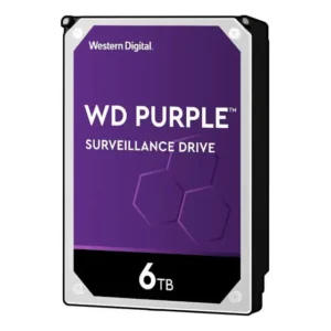 Hard Disk Wd Purple Disco Rígido Para Cftv 6tb Wd64purz Preto