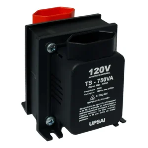 Autotransformador 750VA 450W Entrada 110V/220V Saída 120V Upsai Preto
