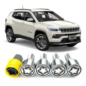Parafuso Trava Antifurto De Rodas Jeep Compass