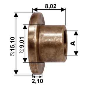 Bucha Para Motor De Partida 10 Unidades Unifap Bc1-0216-00
