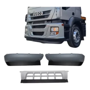 Kit Spoiler Parachoque Iveco Stralis 3 Partes Compatível