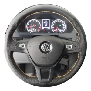 Capa De Volante Costurada Voyage 2016 A 2021 Linha Amarela
