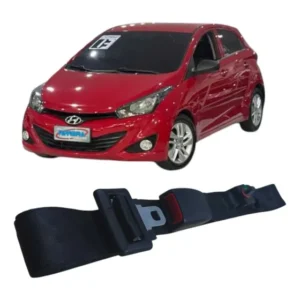 Cinto Engate Traseiro Hyundai Hb20 2013 1.0 12102605 Preto