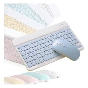 Kit Mouse Teclado Magnético Bluetooth Para Lite P610 Tab S6 Azul-claro