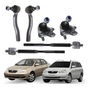 Kit 2 Pivo+terminal Direção+barra Axial Corolla Fielder 2005