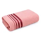 Jogo Toalhas De Algodão 4 Banho E Rosto Rosa E Azul Karsten - Imagem 5