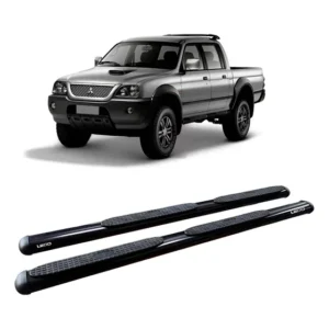 Estribo L200 Sport/outdoor Oblongo Oval Preto Preto