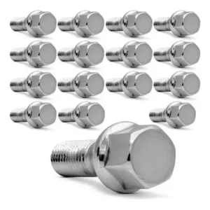 Jogo De Parafuso Cromado Roda Vw Gol Bola G2 G3 G4 Parati