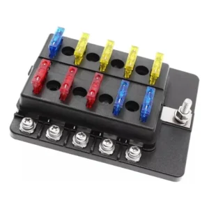 Caixa De Fusivel De Lamina 6 Vias Com Barra Negativa Vo6
