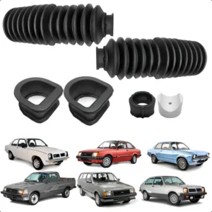 Kit Caixa Direção Bucha Tucho Coifa Chevette Chevy Marajó
