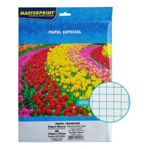 Papel Transfer Para Tecidos Claros 160g A4 - 10 Folhas Cor Branco