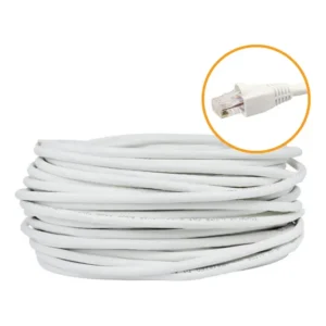 Cabo De Rede 10m Cat6 Furukawa Rj45 Branco Gigabit S. Veloz