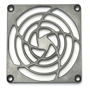 Tela Proteção Plástica Microventilador 120mm + Nota Fiscal Preto