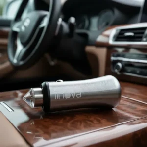 Carregador Veicular Automotivo 45w Turbo Pd Usb C Com Cabos Cinza