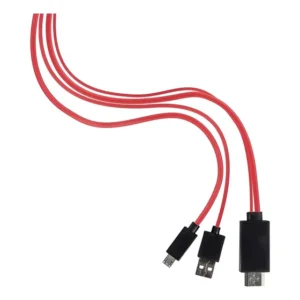 Adaptador MHL Micro USB para HDMI Cirilo Cabos Samsung Galaxy S4 S5 2m Preto