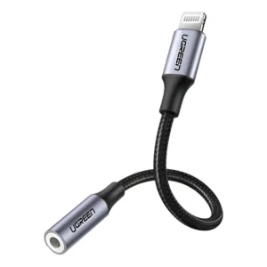 Adaptador Lightning Para Áudio P2 Cinza-escuro