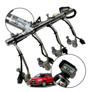 Flauta Bico Injetor Cruze 1.4 2016/... Com Sensor E Chicote
