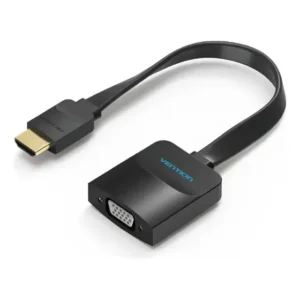 Adaptador HUB HDMI Para VGA Vention 74345 1080p 60hz cabo Flat 15cm Preto