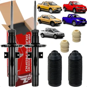 Par Amortecedor Batente Coifa Dianteiro Saveiro 2008 À 2025