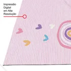 Tapete Infantil Oxford Arcoletas 80x50 Antiderrapante Cor Rosa - Imagem 4