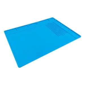 Manta Silicone Antiestática 32x23cm Manutenção Eletrônicos Cor Azul
