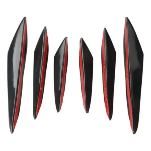 6 Pcs Spoiler Universal Do Pára-choque Dianteiro Do Carro