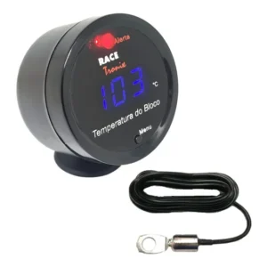 Medidor Temperatura Bloco Do Motor Azul C/ Sensor 6m E Copo
