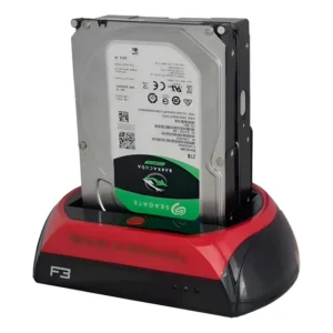 Docking Station Hd Sata Leitor Clonagem Usb 3.0 2 Slots 110220 V