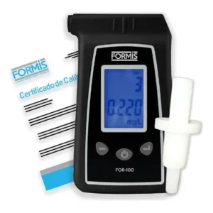 Kit Bafômetro Digital Portátil - For-100 + Pacote De Bocais