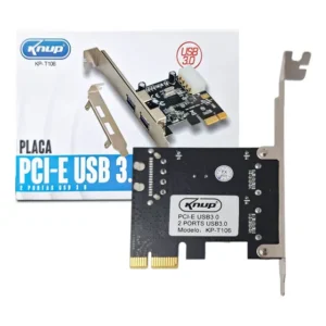 Placa Pci-e Usb 3.0 Duas Portas Até 5gbps