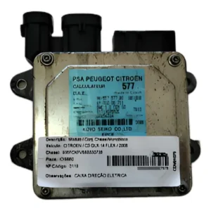 Módulo Direção Elétrica Citroen C3 2007 2008 2009 2010 2011