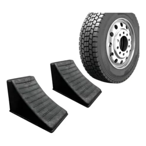 Kit 2 Unid. Calço De Roda Pneu De Caminhão Ônibus Nbr 9735