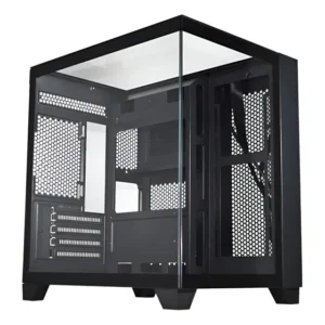 Gabinete Gamer Mid Tower K-mex Aquario CG0725 Preto Vidro Temperado M-ATX