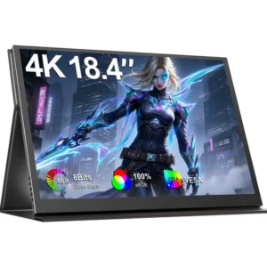 Monitor Gamer Portátil Uperfect 18.4 4k Pc Laptop Tela Usb-c Preto 127/220v