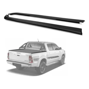 Protetor De Borda Hilux 2009 2010 2011 2012 Lateral Caçamba Preto