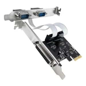 Placa Pci Express 2 Portas Seriais E 1 Paralela Db9 Rs232 Dp