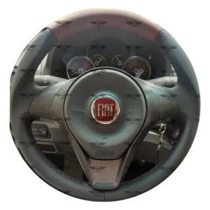 Capa De Volante Costurada Palio Sporting Em Couro Legítimo