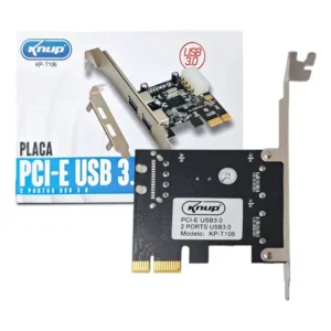 Placa Pci Express Com 2 Portas Usb 3.0 Até 5gbps