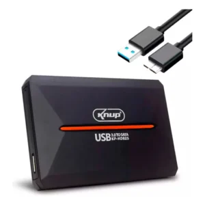Case Hd Externo Usb 3.0 Para Hdd Sata 2.5 Ssd Plug And Play