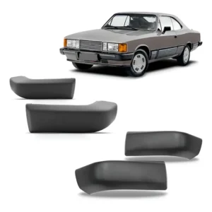 Ponteira Parachoque Dianteiro Opala 1985 A 1992 Cinza