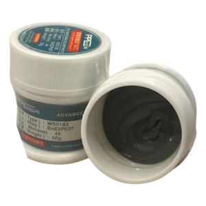 Pasta de Solda Ppd W50183 Cinza 138°C para Componente Eletrônico BGA 50g