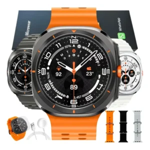 Relógio Smartwatch Ma27 Ultra Whatsapp Chamadas 3 Pulseiras