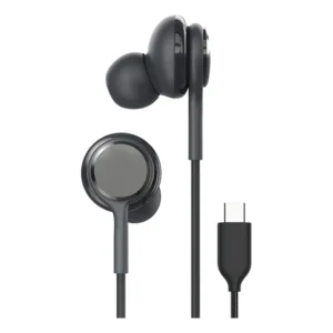 Fone De Ouvido Com Fio Tipo C Original Microfone P/ Samsung Preto