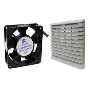 Ventilador Cooler Com Grade Plástica 120x120x38 Bivolt