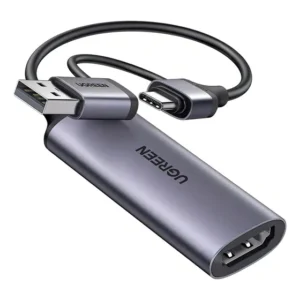 Cabo Ugreen 1080p 60fps HDMI para USB tipo C 4k Cm716 25854